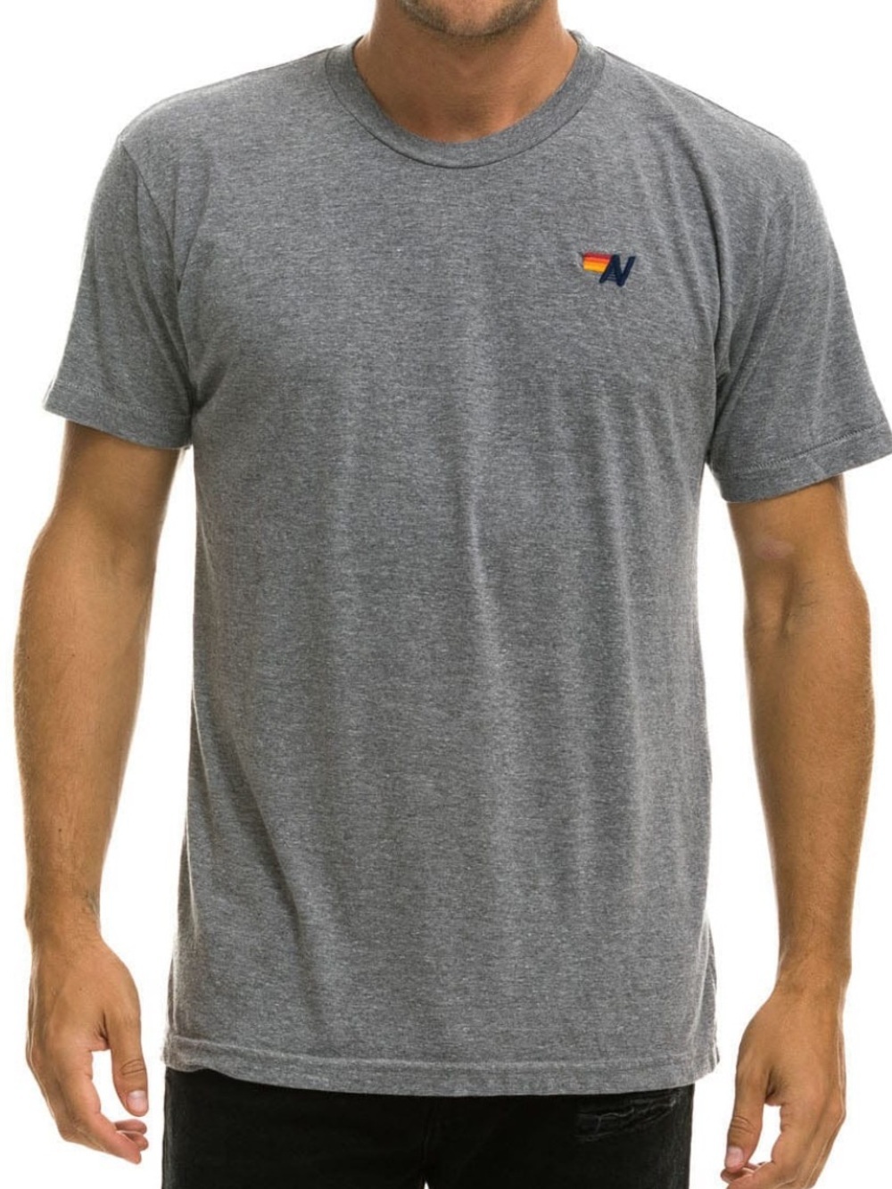 Aviator Nation - Basic Tee, T-shirt. Size XXL. Heather Gray.